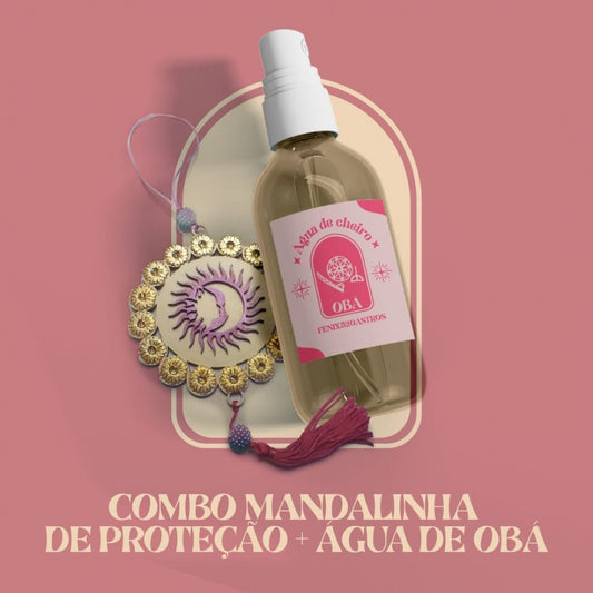 Mandala da blindagem + água de Obá